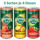 Perrier&Juice TESTPAKET alle drei Sorten (je 4 Dosen...