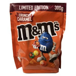 m&m crunchy caramel limited Edition (300g Beutel)