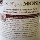 Monin Sirup Haselnuss (0,7l Flasche Sirop de Noisette)