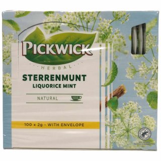 Pickwick Sterrenmunt Teemischung (100x2g Teebeutel)