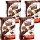 Kinder bueno DARK Limited Edition 4er Pack (4x6 Riegel, 129g Packung)