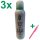 bilou Duschschaum Frosty Mint 3er Set mit usy Pink Pencil (3x200ml Flasche)