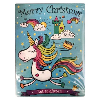 Einhorn Adventskalender Let it Glitter (75g)