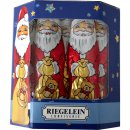 Riegelein Flache Weihnachtsmänner aus Vollmilch Schokolade (10Stk, 125g Packung)