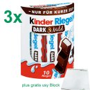 Kinder Riegel Dark &amp; Mild Office-Pack (3x10 Riegel)...