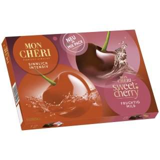 Ferrero Mon Cheri Mix Pack (classic & sweet Cherry) 20 Pralinen (210g)