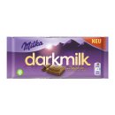 Milka darkmilk Schokoladen-Tafel zarte Alpenmilch (85g...