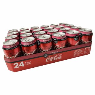 Coca Cola ZERO Himbeere 24x0,33l Dosen (DK)