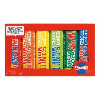Tonys Chocolonely Testpaket Geschenkset (6 Sorten)