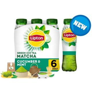 Lipton Green Ice Tea Matcha Cucumber & Mint (6x0,33l PET Flasche)