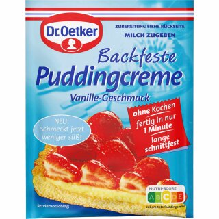 Dr. Oetker Backfeste Puddingcreme Vanille (40g Packung)