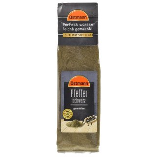 Ostmann Pfeffer schwarz gemahlen (50g Beutel)