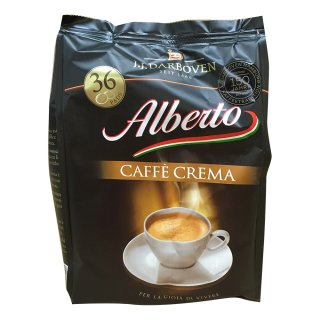 Kaffeepads Alberto Caffe Crema (36 Pads Beutel)