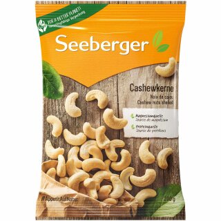 Seeberger Cashewkerne (200g Packung)