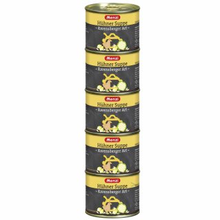 Menzi Hühner Suppe Ravensberger Art (5x200ml Dose)