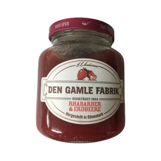 Den Gamle Fabrik Rhabarber&Erdbeere Fruchtaufstrich (380g)