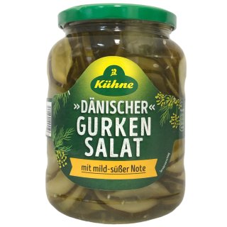 Kühne Dänischer Gurkensalat mit milder süßer Note (670g Glas)