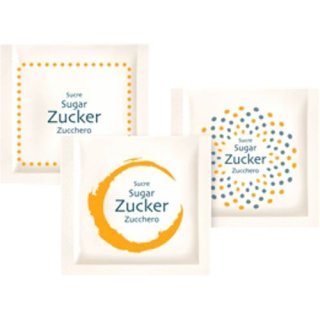 Hellma Zucker-Sachets "Hausmarke", 2000 Stück a 3,6g pro St.