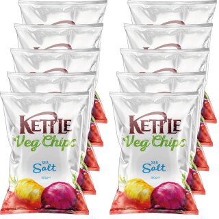 Kettle Chips Vegetarisch leicht gesalzen VPE (10x100g Packung)