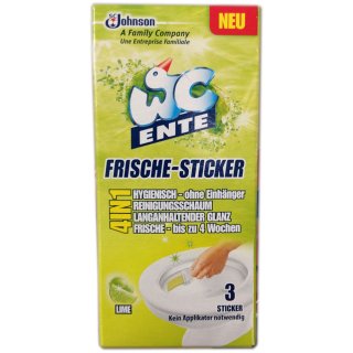 WC Ente Frische Sticker Lime (3 Stk. Packung)