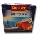 Milford Früchtetee Wintergenuss mit Apfel Zimt Aroma...