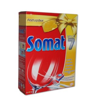 Somat Multi 7 Maschinenreiniger Spülmaschinen Tabs XL  (52 Stk. Nachfüllpack)