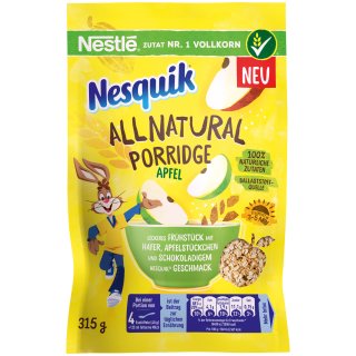 NESQUIK Porridge All-Natural Apfel (315g Beutel)