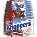 Knoppers Black and White Waffelschnitte (8x25g Packung)