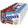 Knoppers Black and White Waffelschnitte 3er Pack (3x 8x25g Packung) + usy Block