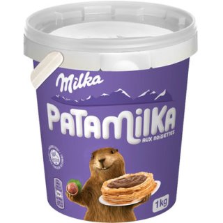 Patamilka aux noisettes Milka Brotaufstrich (1kg Eimer)