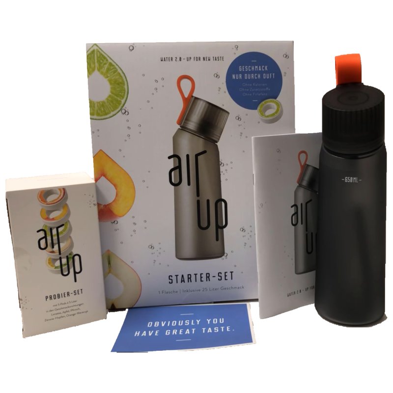 air up StarterSet (Trinkflasche mit 5 Aroma Pads)