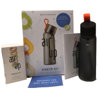 air up Starter-Set (Trinkflasche mit 5 Aroma Pads)