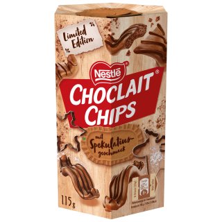 Nestle Choclait Chips Spekulatius 115g Packung