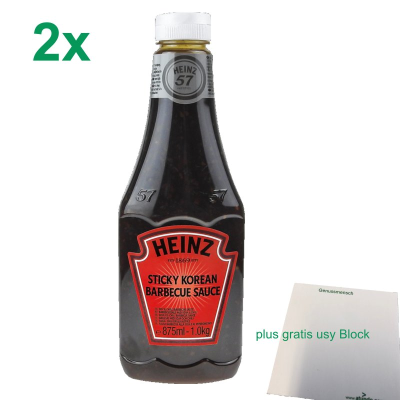 Heinz Sticky Korean Barbecue Sauce Doppelpack