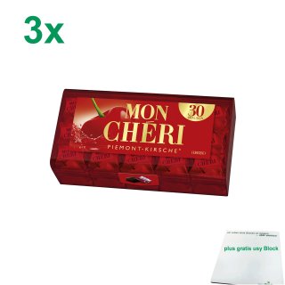 Ferrero Mon Cheri Officepack (3x315g Packung) + usy Block