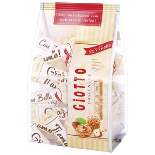 Ferrero Giotto 3er Mini-Stangen mit Botschaften im Beutel (116g Beutel)