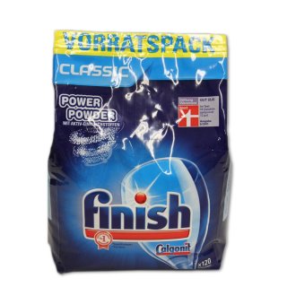 Calgonit Finish Maschinenrieniger Spülmaschinen Pulver classic (3kg Nachfüllbeutel)
