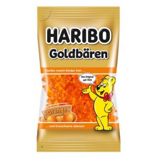 Haribo Goldbären Orange sortenrein (75g Beutel)