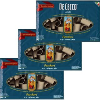 3x De Cecco Nudeln "Paccheri" n.125, 500 g