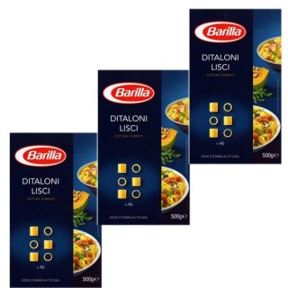 3x Barilla Nudeln ,,Ditaloni Lisci" n.46, 500g