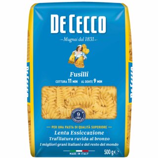 De Cecco Nudeln Fusilli n.34 (500g Packung)