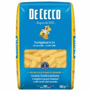 De Cecco Nudeln Tortiglioni n23 (500g Packung)