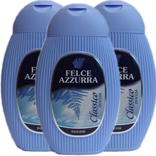 3x Felce Azzurra Duschgel "Classico", 250 ml