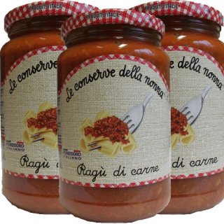 3x Conserve della nonna "Ragu di Carne", 350 g