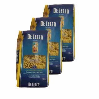 3x De Cecco Nudeln "Rotelle" n.54, 500 g