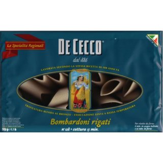 De Cecco Nudeln "Bombardoni rigati" n.128, 500 g