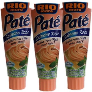 3x Rio mare Rosa Lachs Paté "Salmone Rosa", 100 g