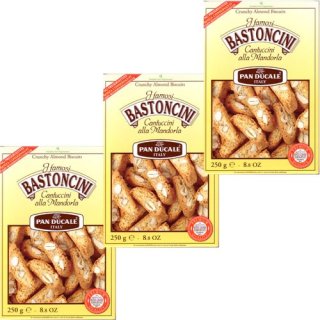 3x Pan Ducale Cantuccini alla Mandorla "Mandelgebäck", 250 g