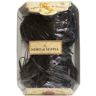 Terre del Sole Nudeln "Linguine al Nero di Seppia", 250 g