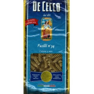 De Cecco Nudeln "Fusilli" n.34, 500 g